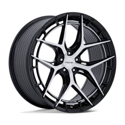 Niche 1PC - Niche Wheels NC286 RIVIERA 20x10.5 5x112 38mm Black/Machined NC286BD20055638