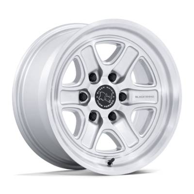 Black Rhino Hard Alloys - Black Rhino Wheels BR032 ECHO 17x8.5 6x5.5 0mm Silver/Machined BR032SD17856800
