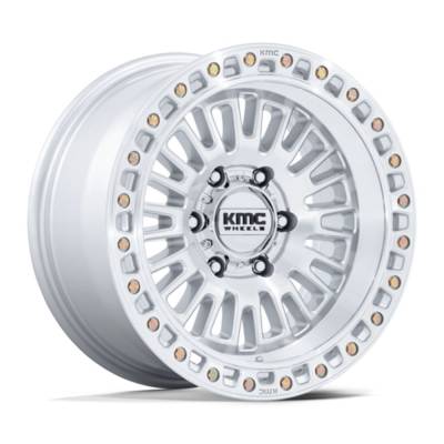 KMC - KMC Wheels KM554SD17856825 KM554 AZTEC 17x8.5 6x5.5 25mm Silver/Machined