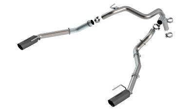 Borla - Borla 60743BRCB Tail 2.75" Pipe Kit for 24-26 Ford Ranger Raptor 3.0L 4WD