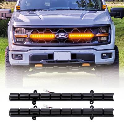 AMERICAN MODIFIED - American Modified AMFMAA00189 LED Amber Warning Lights 24-26 Ford F150