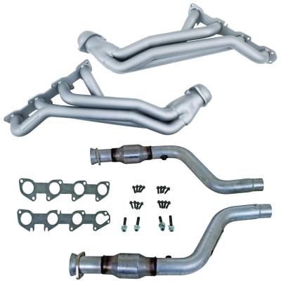 BBK Performance Parts - BBK 16472 Long Tube Headers Short Mid Pipe Titanium C for 05-08 Dodge 5.7 Hemi