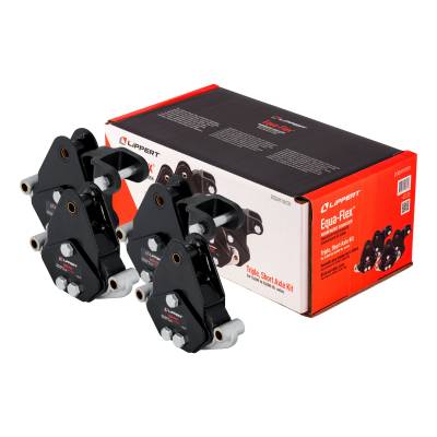 CURT - CURT 2024115101 Equa-Flex Rubberized Equalizer Short Triple Axle Kit 5k-8k Axles