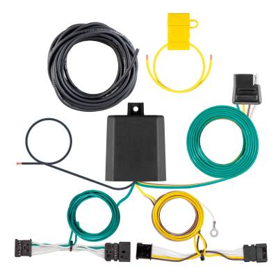 CURT - CURT 56557 Custom Wiring Harness 4-Way Flat Output Select BMW X4