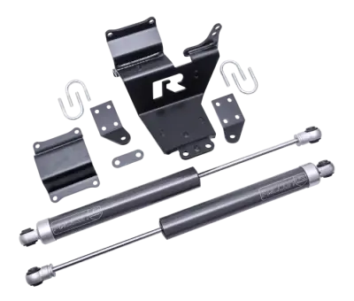 ReadyLift - ReadyLift 77-23201 Dual Steering Stabilizer Kit for 10-Lug 05-26 Ford F450/F550