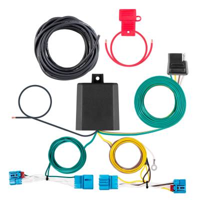 CURT - CURT 56563 Custom Wiring Harness 4-Way Flat Output Select Volkswagen ID. Buzz