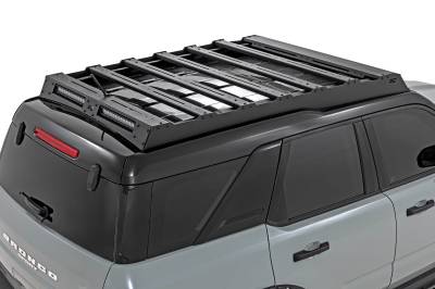 Rough Country Suspension Systems - Rough Country 51160 Fabricated Roof Rack w/LED for 21-26 Ford Bronco Sport