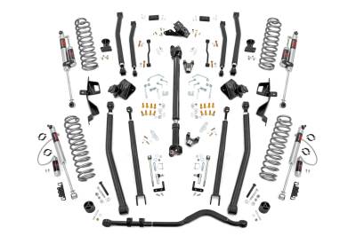 Rough Country Suspension Systems - Rough Country 66044 6" M1R Long Arm Lift Kit for 18-23 Jeep Wrangler JL 4DR