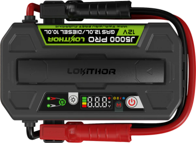 Lokithor - Lokithor J5000 PRO J5000 12V 5000A 99.84Wh LiFePO4 Jump Starter
