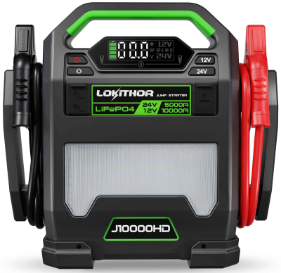 Lokithor - Lokithor J10000 HD 12V 10000 Amp & 24V 5000 Amp Jump Starter
