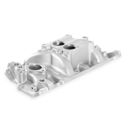 Holley - Holley 300-66 High Rise Dual Plane w/EGR TBI Intake Manifold 87+ SBC w/C-I Heads