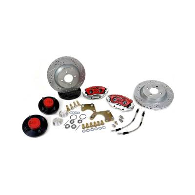 Baer Brakes - BAER Brakes 4261610R Red Front Disc Brake Upgrade Kit 79-93 Ford Mustang