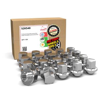 Coyote Premium Wheel Accessories - Coyote 52K540 Factory Style 5 Lug Pack for Corvette Lug 7/16