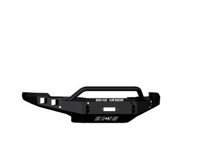 Road Armor - Road Armor 2242F4B Stealth Winch Front Bumper 24+ GMC Sierra 2500HD/3500HD