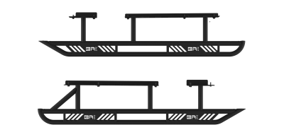 Body Armor 4x4 - Body Armor 4x4 TC-4126 Revo Step Sliders for 24-26 Toyota Tacoma DC/SB AC/LB