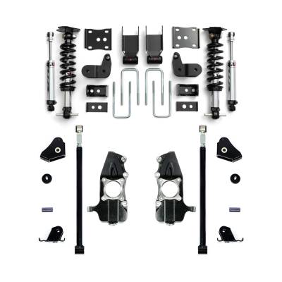 QA1 - QA1 LK12-FF06 5/5 Lowering Kit w/Spindles & Traction Bars Double Adjustable