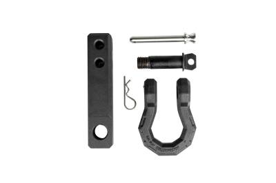 BulletProof Hitches - Bulletproof HD20SHACKLE 2" Heavy Duty Black Multi-Purpose Receiver Shackle DRing
