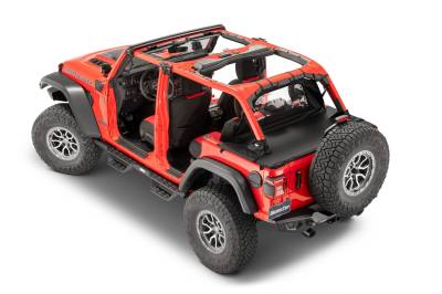 MasterTop - MasterTop 14456624 WindStopper Plus/Tonneau Cover Combo for 18+ Wrangler JLU 4DR