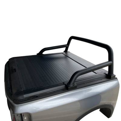 Black Horse Off Road - Black Horse RCR19 Back Track Manual Retractable Tonneau Cover for 19+ RAM 5.5'