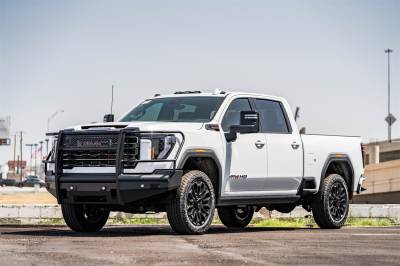 Road Armor - Road Armor 2242VF6B Vaquero Non-Winch Full Guard Front Bumper 24+ GMC Sierra HD