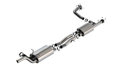 Borla - Borla 60756 Dual 3" In/Out ATAK Mid-Section Exhaust System for 25-26 RAM 1500