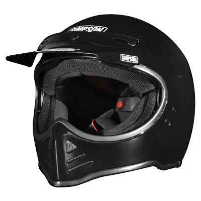 Simpson Motorcycle - Simpson Motorcycle M5222X M52 Bandit 2X-Large Motorcycle Helmet Gloss Black