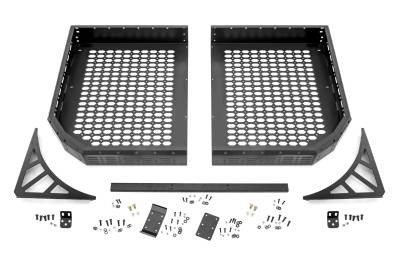 Rough Country Suspension Systems - Rough Country 96132 Rear Cargo Rack Tray-Black for Cfmoto/Uforce U10 Pro