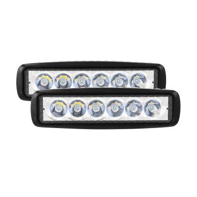 TrailFX - TrailFX 6SRUTLS2 6" Oval Utility Light 6 LEDs 3W Clear