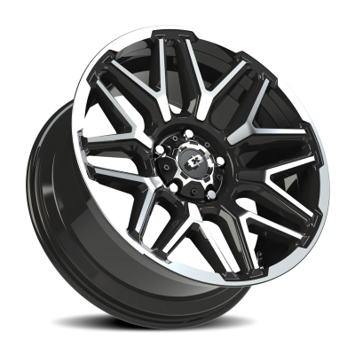 Vision Wheel - Vision Wheel 305-2950GBMFL12 305 Rekluse 20x9 5x150 12mm Gloss Black/Machined