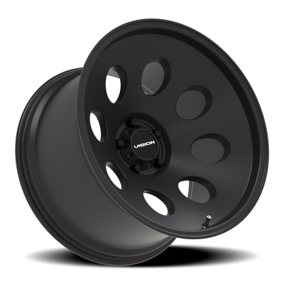 Vision Wheel - Vision Wheel 56-20273SB-44 56 Midway 20x12 5x5.0 -44mm Satin Black