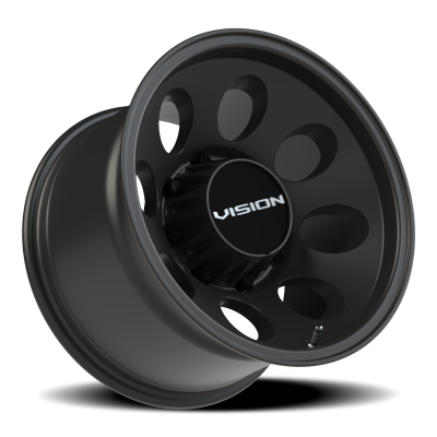 Vision Wheel - Vision Wheel 56-6181SB-25 56 Midway 16x10 8x6.5 -25mm Satin Black