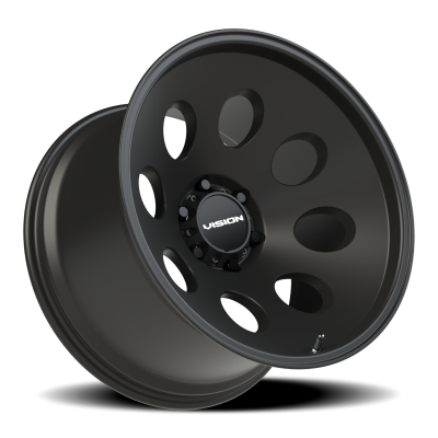 Vision Wheel - Vision Wheel 56-20283SB-44 56 Midway 20x12 6x5.5 -44mm Satin Black