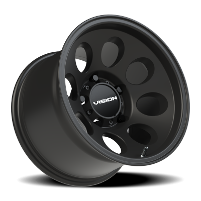 Vision Wheel - Vision Wheel 56-5185SB-25 56 Midway 15x10 5x5.5 -25mm Satin Black