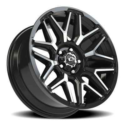 Vision Wheel - Vision Wheel 305-2973GBMF-12 305 Rekluse 20x9 5x5.0 -12mm Gloss Black/Machined