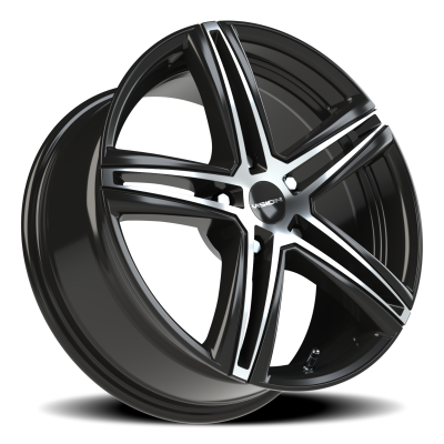 Vision Wheel - Vision Wheel 640-7710GBMF40 640 Nitrous 17x7.5 5x110 40mm Gloss Black/Machined