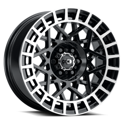 Vision Wheel - Vision Wheel 349-8845GBML40 349 Savage 18x8 5x112 40mm Gloss Black/Machined