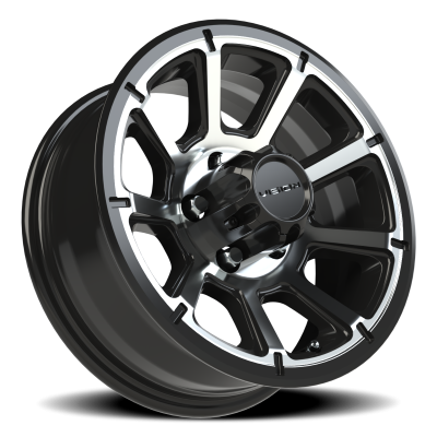 Vision Wheel - Vision Wheel 353VTH5665GBMF0 353 Turbine 15x6 5x4.5 0mm Gloss Black/Machined