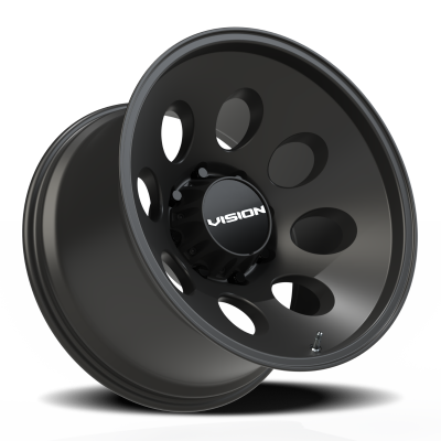 Vision Wheel - Vision Wheel 56-20287SB-44 56 Midway 20x12 8x180 -44mm Satin Black