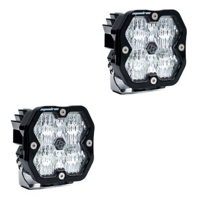 Baja Designs - Baja Designs 55-7805-2NH Squadron 2.0 Sport Black LED Auxiliary Light Pod Pair
