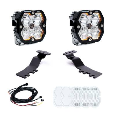 Baja Designs - Baja Designs 44-0008 Squadron 2.0 Pro A-Pillar Light Kit for 24+ Toyota Tacoma