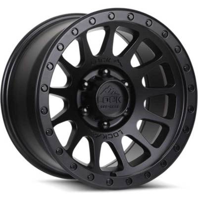 Lock Off-Road - Lock Off-Road YOSEMITE-2186MB LC02 Yosemite 20x10 8x6.5 18mm Matte Black/Black