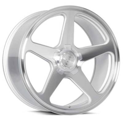 Dolce - Dolce Wheels DP09 Stella 19x8.5 5x4.5 35mm Gloss Silver/Machined STELLA-98554GS