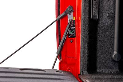 Rough Country Suspension Systems - Rough Country 73227 Tailgate Assist Strut Kit-Black for 19-26 Silverado/Sierra