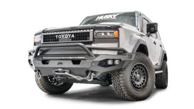 Fab Fours - Fab Fours TL24-X6752-1 FR Winch Bumper w/Pre-Runner Guard for 24-25 Land Cruiser