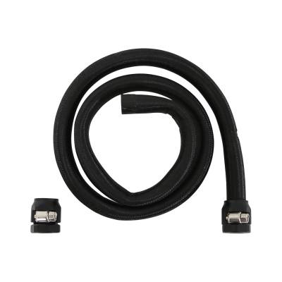 Mr Gasket - Mr Gasket 1526B 3' Black Braided Fuel Line Kit