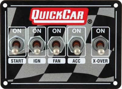 QUICKCAR RACING PRODUCTS - QuickCar Racing Products QRP50-1711 Ignition Panel Dual Box