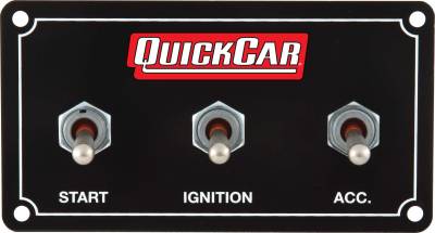 QUICKCAR RACING PRODUCTS - QuickCar Racing Products QRP50-711 Extreme Ing Panel for Dual Harness