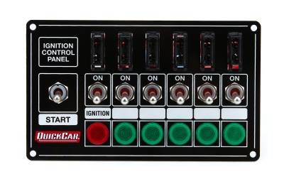 QUICKCAR RACING PRODUCTS - QuickCar Racing Products QRP50-7164 Ignition Panel Extreme Fused w/Lights
