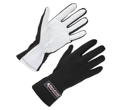 Allstar Performance - Allstar Performance ALL910011 Driving Gloves Non-SFI S/L Black Small