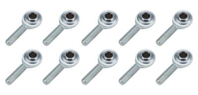 Allstar Performance - Allstar Performance ALL58006-10 Rod End RH 3/8 Male Steel 10pk